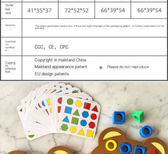 Montessori Shape Matching Game
