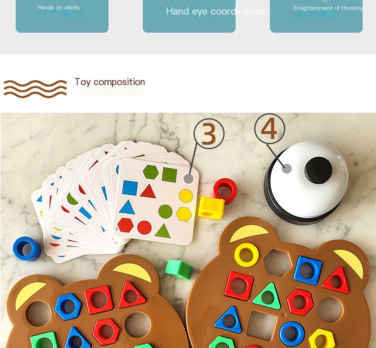 Montessori Shape Matching Game