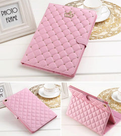 Crown and Rhinestone Full-Edge iPad Case