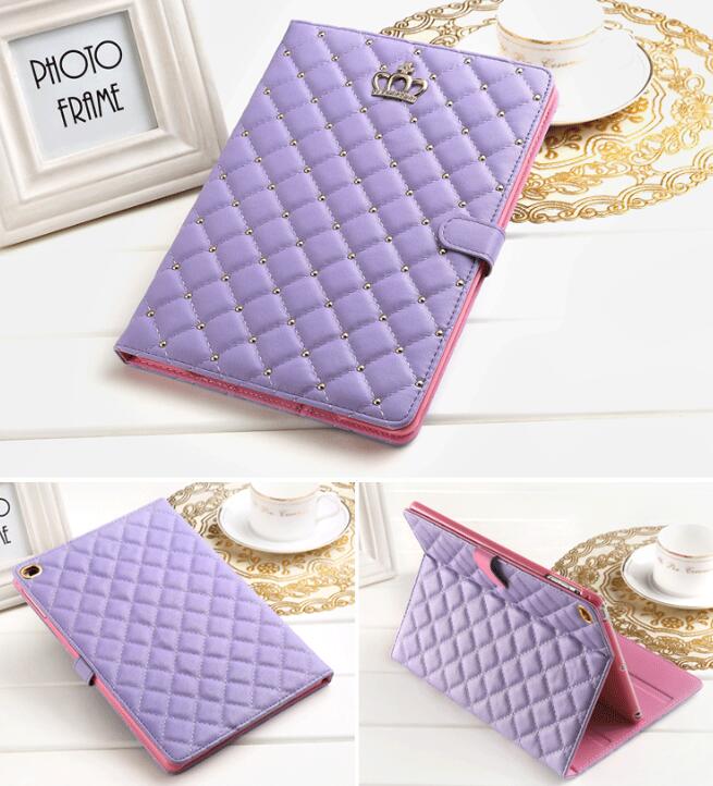 Crown and Rhinestone Full-Edge iPad Case