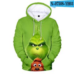 Grinch Hoodie for Men and Women, Fleece Lined