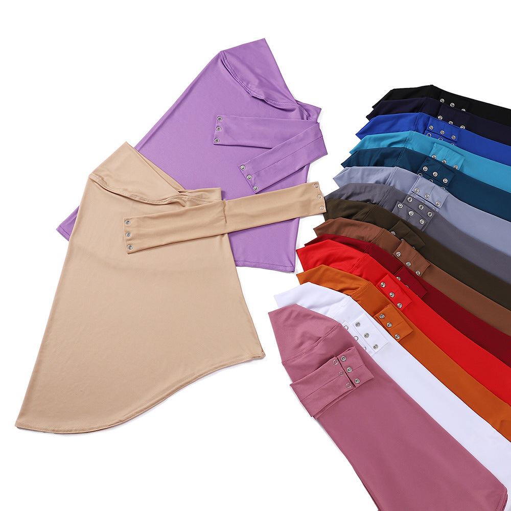 Solid Color Instant Hijab - Easy Wear