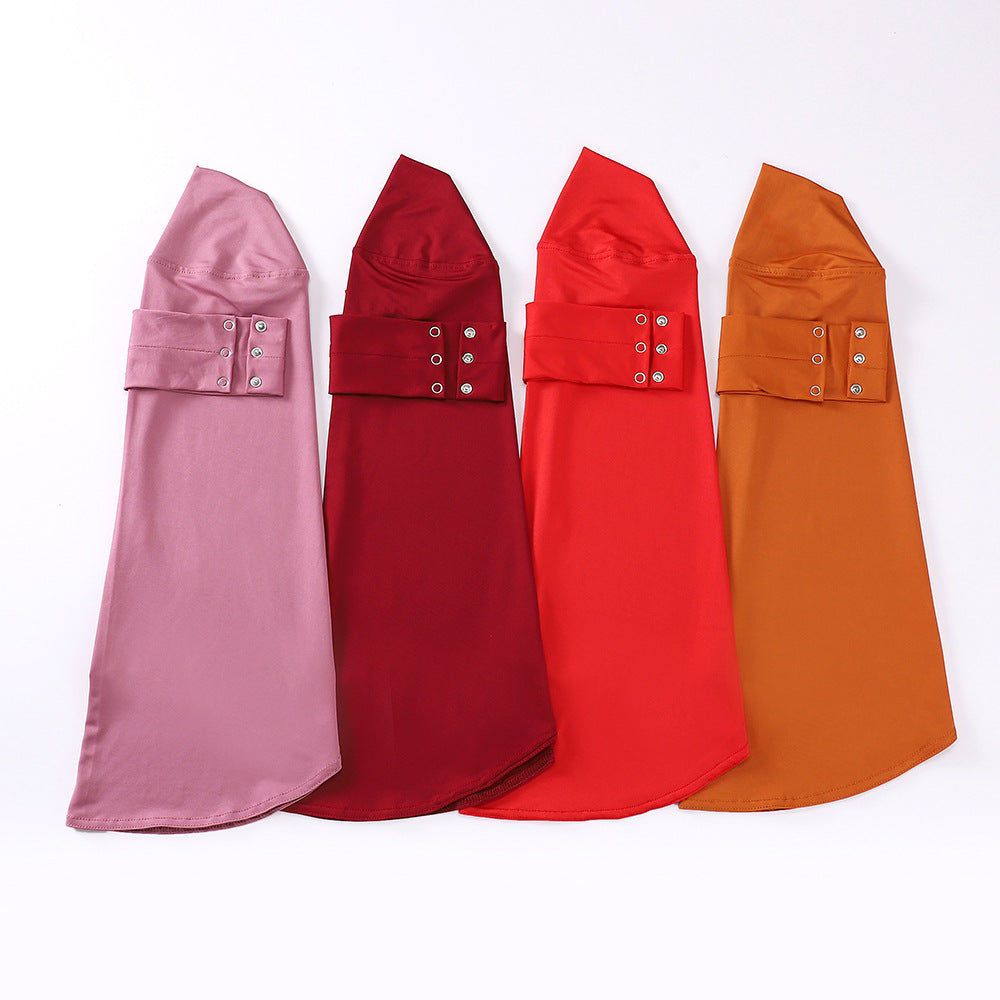 Solid Color Instant Hijab - Easy Wear