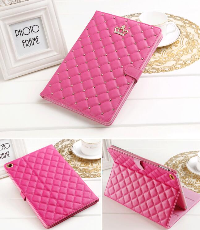 Crown and Rhinestone Full-Edge iPad Case