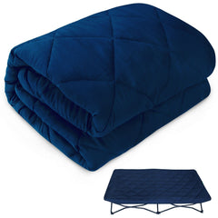 Sheet for Regalo My Cot Portable Toddler Bed Joovy Travel Cot (Sheet Only Bed not Included) Soft Padded Cover Navy 54x28
