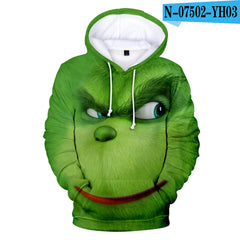 Grinch Hoodie for Men and Women, Fleece Lined