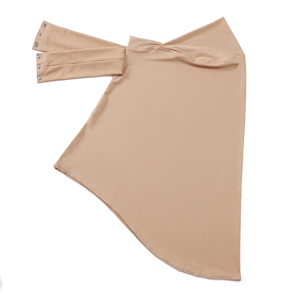 Solid Color Instant Hijab - Easy Wear