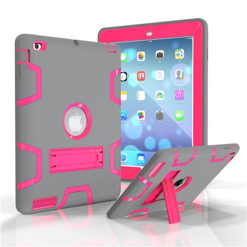iPad Mini Silicone Case with Stand and Robot Design