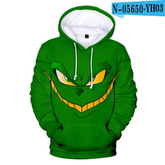 Grinch Hoodie for Men and Women, Fleece Lined