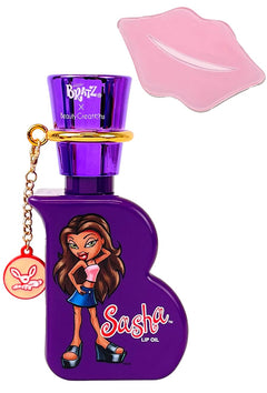 Glam Lux Beauty Bundle Beauty Creations X Bratz Vanilla Scented Lip Oil w Collagen Lip Mask Moisturizing & Shiny Lip Gloss (Sasha 1 count)