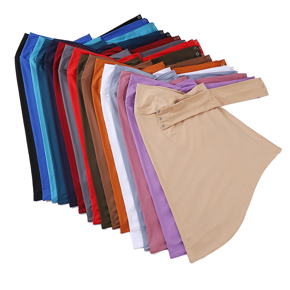 Solid Color Instant Hijab - Easy Wear